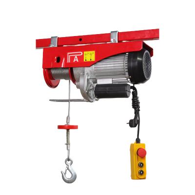 China Hotels pa 500 pa600 mini type 300kg 500kg mini electric hoist winch mini electric rope crane hoist for sale