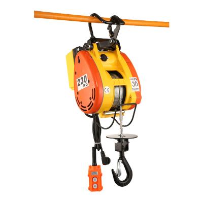 China Lifting Goods Mini Winch 110V/220V for Long Crane 160-500kg 30/60m Lifting Height Electric Winch for sale