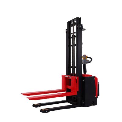 China Lifting Goods Outdoor electric forklift Fully Powered Rough Terrain Truck Stacker for sale