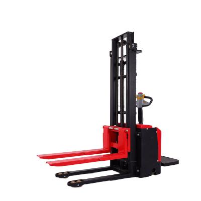 China Lifting Goods 2ton Rough Terrain self loading Powered Mini small manual pallet stacker forklift for sale