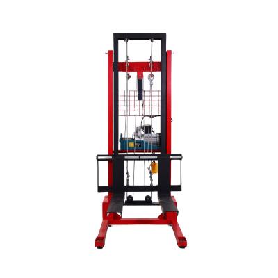 China Lifting Goods China wire rope pallet stacker semi-electric 1t 2t stacker 1.6m 2m wire rope stacker for sale