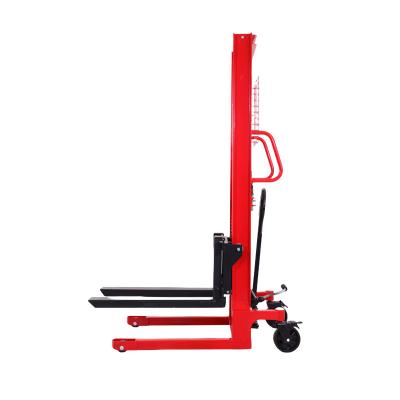 China Hotels Hand manual pallet operated stacker small pallet truck 2 buyers with customized approval for sale