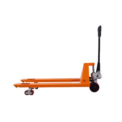 China Hotels Manual Hydraulic Pallet Forklifts 2.5ton Heavy Duty 5ton Hand Pallet Trucks Mini Pallet Forklift Truck Price for sale