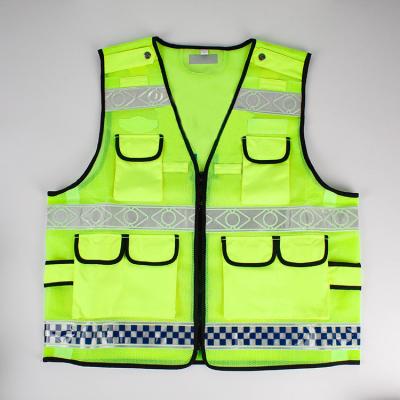 China Safety Reflective Reflective Safty Vest Jackets Seat Belt Reflective Vest for sale