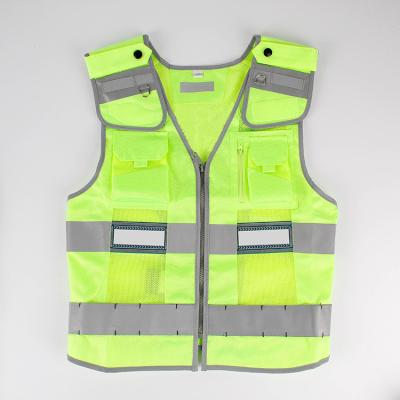 China Safety Reflective Reflective Safty Vest Jackets Seat Belt Reflective Vest for sale