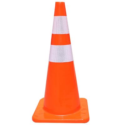 China Wholesale High Quality Yellow Parking Construction Warning Safety Cones Traffic Cone Barricade for sale