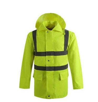 China Reflective Water Proof Raincoat Safety Clothing Traffic Hygiene Split Raincoat Waterproof Coveralls for sale