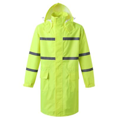 China Duty Reflective Safety Traffic Water Proof Yufeng Raincoat Raincoat Coveralls Coveralls for sale