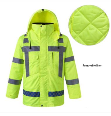 China Factory Direct Safety Oxford Water Proof Raincoat Raincoat Reflective Raincoats Safety Reflective Rain Coats for sale