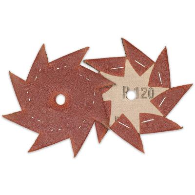 China Factory Direct 4inch/5inch/6inch Octagonal Grinding and Polishing Sandpaper for Furniture Grinding, Deburring for sale