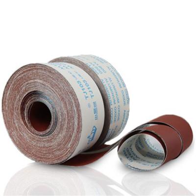 China Industrial grade emery JB-5 wet dry grinding dual function sharp wear resistant emery cloth roll 50m emery cloth roll tj103 for sale