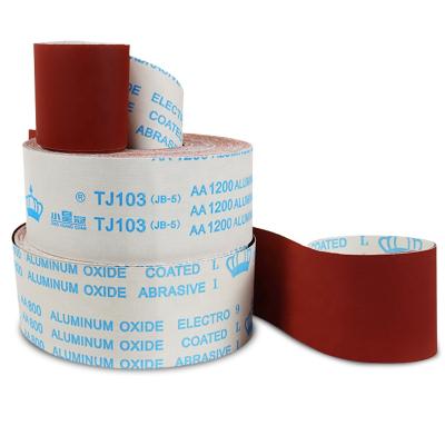 China TJ103 Abrasive Cloth Roll 80M Sand Paper Roll For TJ103 Sanding Belts for sale