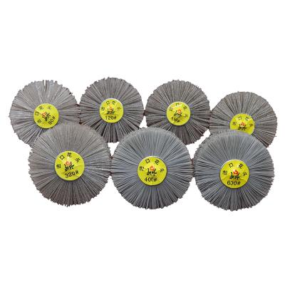 China Abrasive Industrial Embossing Furniture Wood Hardware Flower Head Wire Flower Grinding Polishing Polishing Grinding Brush Grind Flower Heads for sale