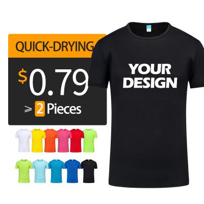 China Anti-Wrinkle White O-Neck Mens 100% Cotton T-shirt Print Customize Custom T-shirt T-shirts Printing for sale