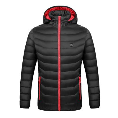 China Sustainable 3 Areas Heated Jacket Men And Women Winter Jacket Coat Smart Heat Heating Jacket for sale