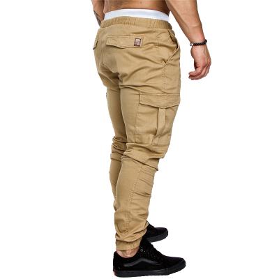 China Others 2020 Most Popular Fashion Casual Cotton Men's Solid Color Men's Trousers Slim Pants for sale