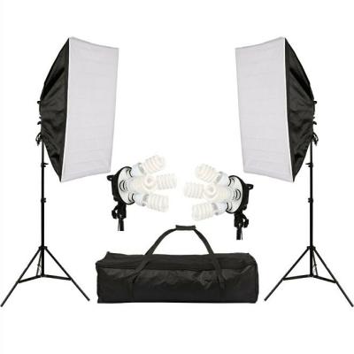 China Professional Continuous Light Kit Softbox Photography Studio Equipment Photography Light Softbox Photo Box Portable Studio Kit for sale