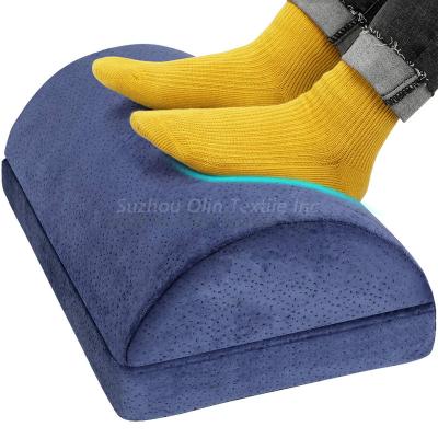 China Anti-Static Adjustable Cushion Pillow Ergonomic Memory Foam Footrest Pillow for sale