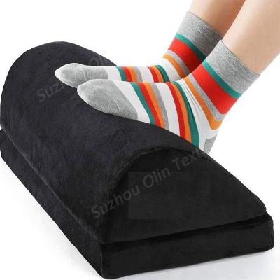 China Anti-Static Under Office Footrest Cushion Adjustable Foot Rest Ergonomic Foot Rest Cushion for sale