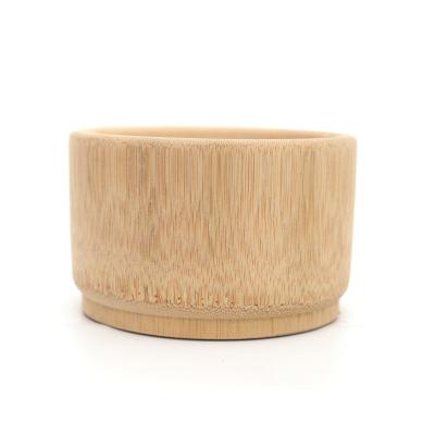 China Eco-friendly handmade empty unique bamboo candle jar classic for sale