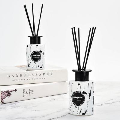 China Religious Activities Customized Luxury Best Perfume 100ml Home Perfume High Quality Aroma Freshener Tubular Glass Bottle Diffuser With Sticks for sale