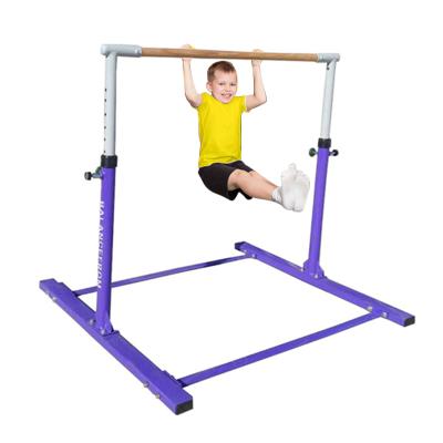 China High Grade Spring Steel Bar With Anti-Slip Adjustable Kids Kip Bar Body Building Horizontal Bar Gym Equipment Indoor/Outdoor Finish for sale