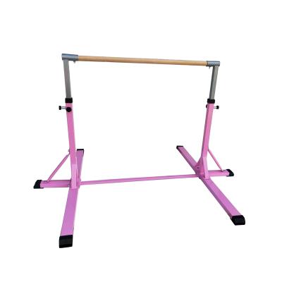 China High Grade Gymnastics Equipment Adjustable Kids Gymnastics Equipment High Grade Solid Wood Horizontal Bar for sale