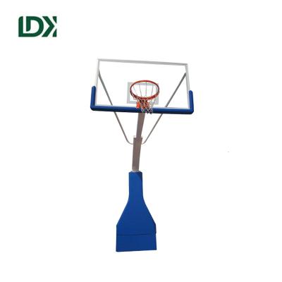 China Regulation Glass Ball Circle Tempered Glass Hoop Free Standing Basketball Ring Rack for sale