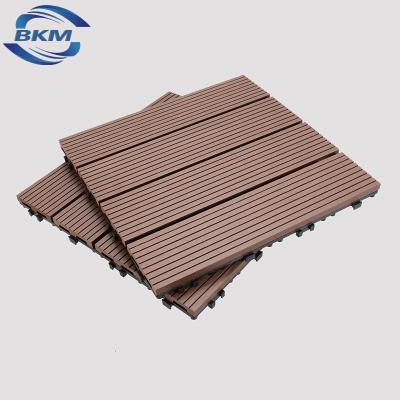 China Modern High Quality Wood Plastic Outdoor Structural Wood Sheet Plastic Composite WPC Composite Waterproof Tiles Panel DIY for sale