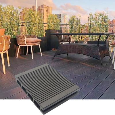 China Modern Wooden Patio Price Promotion Composite Decking WPC Outdoor Hollow Boards for sale