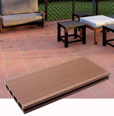 China Modern Factory Price Wpc Engineered Decking Material Board Garden Material Outdoor Flooring for sale