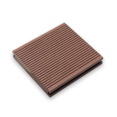 China Modern Promotional Solid Flooring WPC Panels Outdoor Composite Wood Decking Swimming Pool Solid Decking for sale