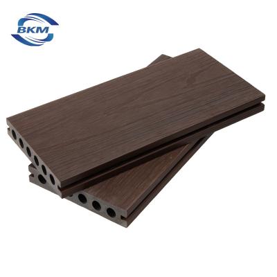 China Modern High Quality Wear Resistance Co-extrusion Wpc Hollow Out Decking for sale