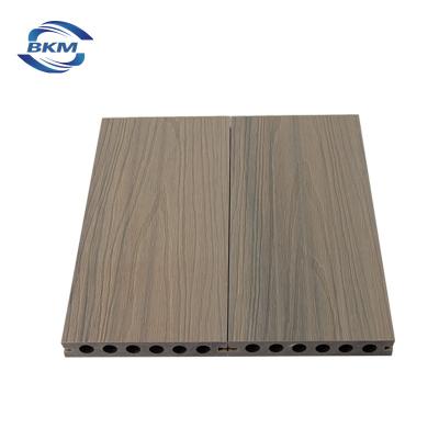 China Factory Price Modern Double Colors WPC Coextrusion Compound Covered WPC Decking for sale