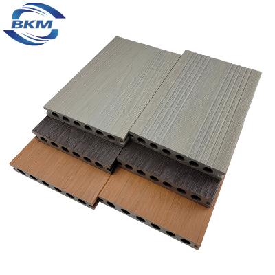 China Modern High Quality Composite Deck Floors Beside Swimming Pools Dock Panel Decking WPC Co-Extrusion for sale