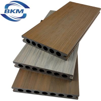 China New Product Modern Outdoor Flooring Factory Anti-UV Compound Tarpaulin WPC Composite Decking Boards for sale