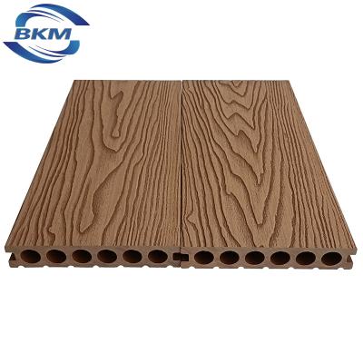 China Embossing Grain Flooring eco wpc plastic exterior wood deck modern wood plastic decking for sale