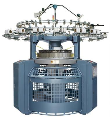 China Circular Maquina De Tejer Tubular Textile Machinery Interlock Cloth Knitting Machine for sale