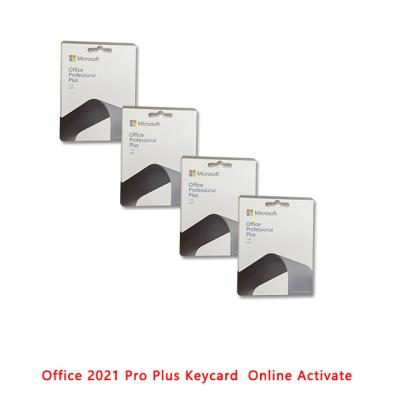 China Office 2021 Professional Plus /Office 2021 Pro Plus Keycard Can Reinstall Link With Free Account DHL Shipping Agency Product for sale