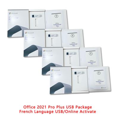 China Office 2021 Professional Plus /Office 2021 Pro Plus USB Full Package French Language Can Reinstall Latest Version Office Supply for sale