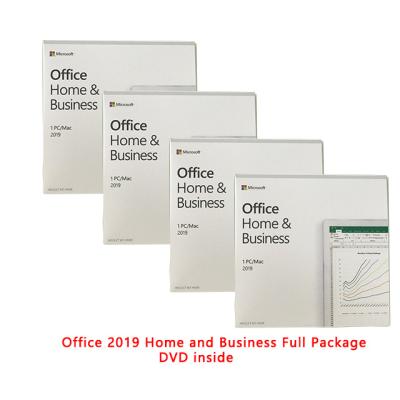 China Office 2019 Home and Business Complete Package Activate Online Disc Inside Office 2019 Office HB DVD HB Complete Package 2019 for sale