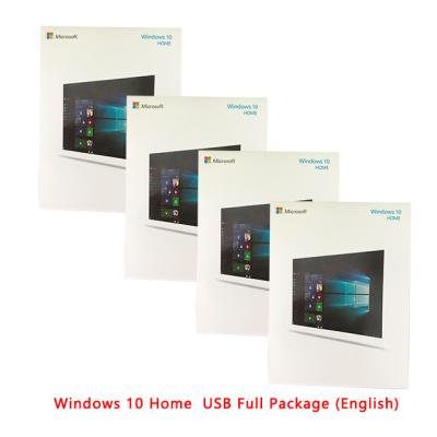 China windows 10 usb retail home box 12 months warranty W10 home for sale