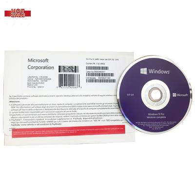 China Free Shipping DHL Win 10 Pro Italian Language Windows 10 Pro Full Package Windows 10 Pro OEM DVD Package for sale