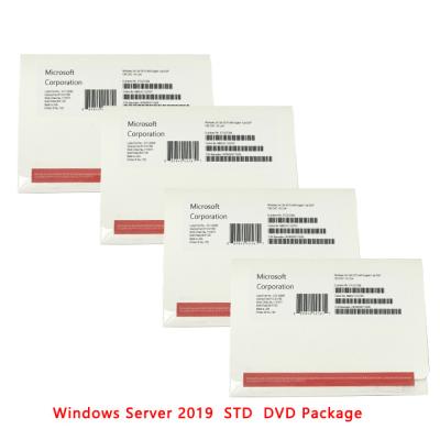 China Free Shipping Windows Server Stardard 2019 Full Package OEM DVD Win Server 2019 DST Windows Server 2019 for sale