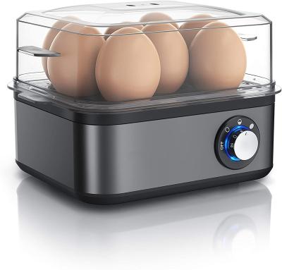 China 2022 New Hotel Egg Boiler 8 Egg Electric Egg Cooker for Kids and Family with Stainless Steel with Time for sale