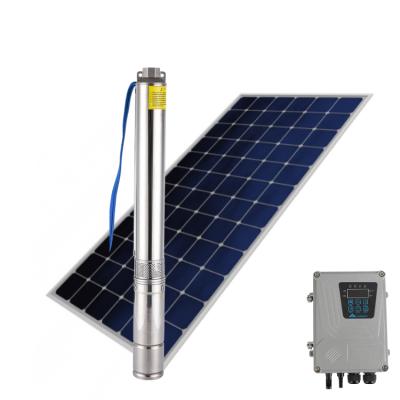 China Utilities 600w Deep Well Pump Swimming Pool Power Submersible Industrial Solar Water Pump à venda