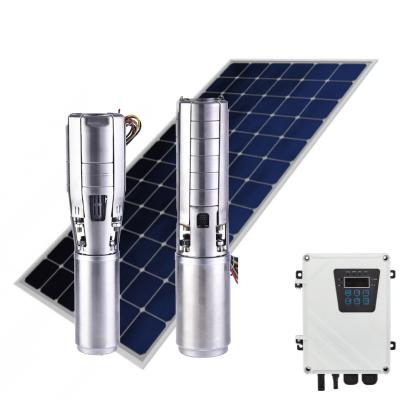 Cina 2022 Utilities 10hp Solar Power Industrial Creative Submersible Solar Surface Water Pump Open Well Water Pump in vendita