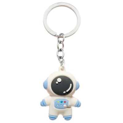 China Fashion Design Cheap Bulk Sale Pvc Astronaut 3d Rubber Key Chain for sale