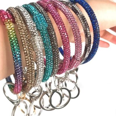 China Pretty Low Price Design Fashion Bangle Bracelet Bling Key Chain Bracelet for sale