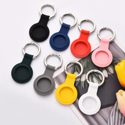 China Fashion design factory price silicone wholesale airtag key chain holder for sale